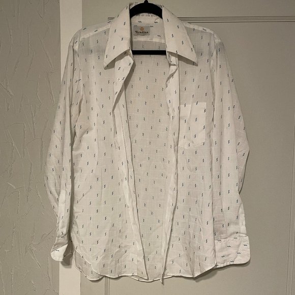 Vintage 1970's Player's Smokes Pack Button Up - Picture 1 of 5